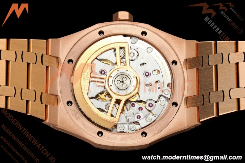 Audemars Piguet - Royal Oak 41mm 15510OR Gain Weight RG/RG Black Dial DDF DD4302 Mod