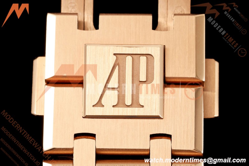 Audemars Piguet - Royal Oak 41mm 15510OR Gain Weight RG/RG Blue Dial DDF DD4302 Mod