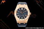 Audemars Piguet - Royal Oak 41mm 15510OR Gain Weight RG/LE Blue Dial DDF DD4302 Mod | 오데마 피게 - 로얄 오크 41mm 15510OR 게인 웨이트 RG/LE 블루 다이얼 DDF DD4302 모드