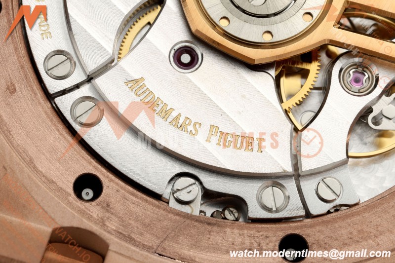 Audemars Piguet - Royal Oak 41mm 15510OR Gain Weight RG/LE Blue Dial DDF DD4302 Mod | 오데마 피게 - 로얄 오크 41mm 15510OR 게인 웨이트 RG/LE 블루 다이얼 DDF DD4302 모드