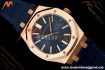 Audemars Piguet - Royal Oak 41mm 15510OR Gain Weight RG/LE Blue Dial DDF DD4302 Mod | 오데마 피게 - 로얄 오크 41mm 15510OR 게인 웨이트 RG/LE 블루 다이얼 DDF DD4302 모드