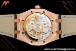 Audemars Piguet - Royal Oak 41mm 15510OR Gain Weight RG/LE Blue Dial DDF DD4302 Mod | 오데마 피게 - 로얄 오크 41mm 15510OR 게인 웨이트 RG/LE 블루 다이얼 DDF DD4302 모드