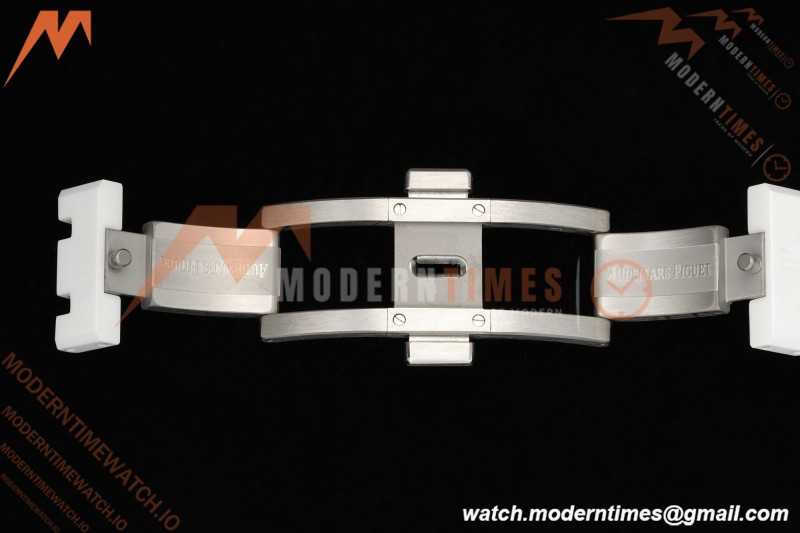 Audemars Piguet - Royal Oak 15500 41mm White Ceramic Sunflower APSF SA4302 Mod