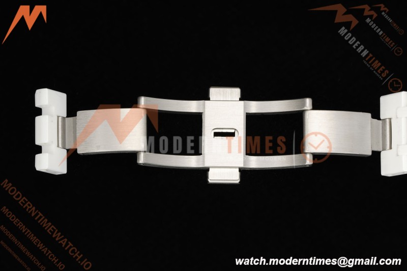 Audemars Piguet - Royal Oak 15500 41mm White Ceramic Sunflower APSF SA4302 Mod