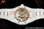 Audemars Piguet - Royal Oak 15500 41mm White Ceramic Sunflower APSF SA4302 Mod