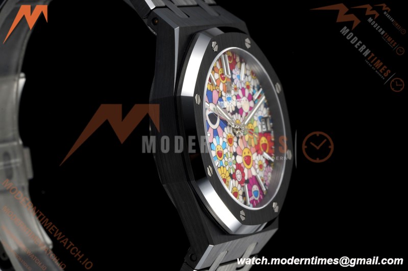 Audemars Piguet - Royal Oak 15500 41mm Black Ceramic Sunflower APSF SA4302 Mod