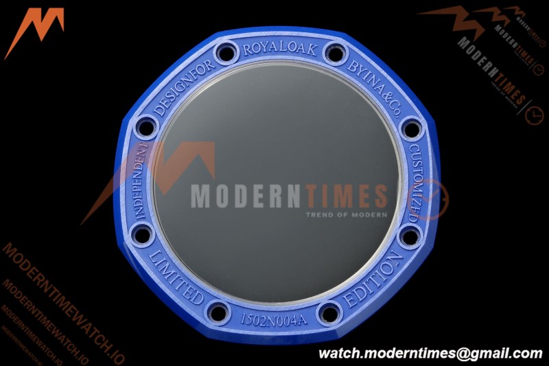Audemars Piguet - Royal Oak 15500 41mm Blue Ceramic Sunflower APSF SA4302 Mod