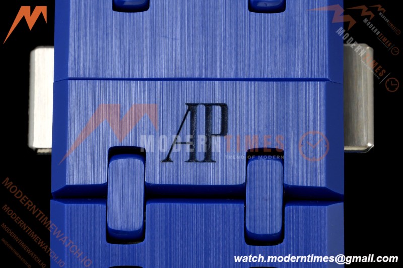 Audemars Piguet - Royal Oak 15500 41mm Blue Ceramic Sunflower APSF SA4302 Mod