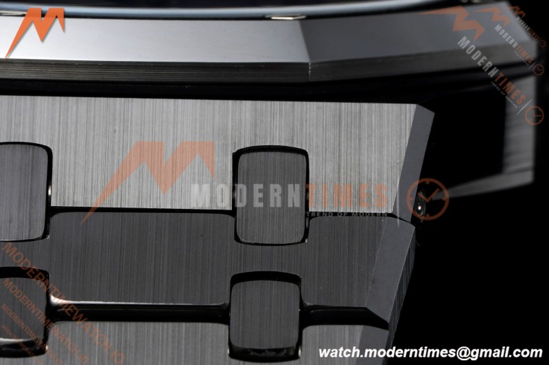 Audemars Piguet - Royal Oak 15500 41mm Black Ceramic Tiffany Blue APSF SA4302 Mod | 오데마 피게 - 로얄 오크 15500 41mm 블랙 세라믹 티파니 블루 APSF SA4302 모드