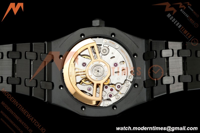 Audemars Piguet - Royal Oak 15500 41mm Black Ceramic Tiffany Blue APSF SA4302 Mod | 오데마 피게 - 로얄 오크 15500 41mm 블랙 세라믹 티파니 블루 APSF SA4302 모드