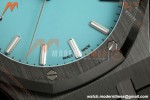 Audemars Piguet - Royal Oak 15500 41mm Black Ceramic Tiffany Blue APSF SA4302 Mod | 오데마 피게 - 로얄 오크 15500 41mm 블랙 세라믹 티파니 블루 APSF SA4302 모드