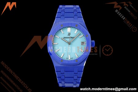 Audemars Piguet - Royal Oak 15500ST 41mm Blue Ceramic Tiffany Blue Dial APSF A4302 Mod