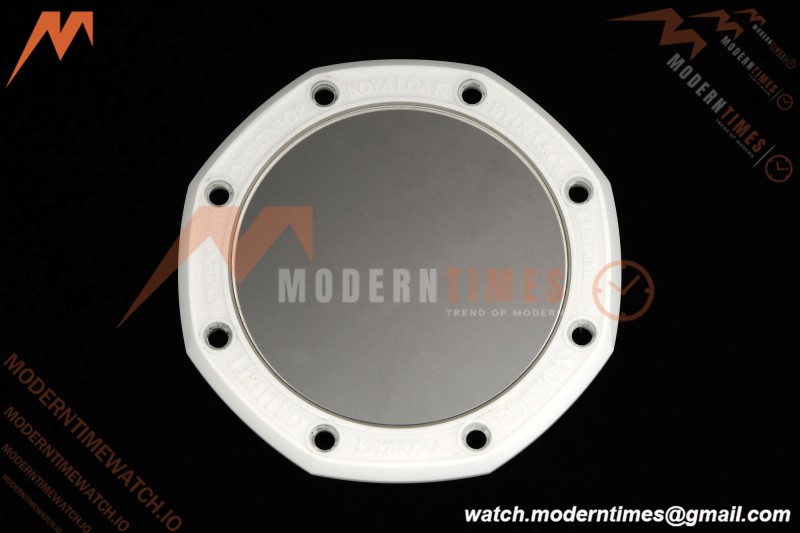 Audemars Piguet - Royal Oak 15500ST 41mm White Ceramic Tiffany Blue Dial APSF A4302 Mod