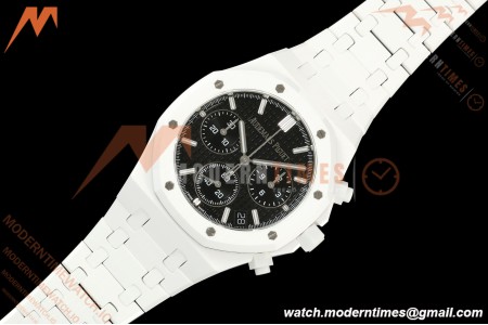 Audemars Piguet - Royal Oak Chrono 26240CE 41mm White Ceramic Black Dial APSF SA4401