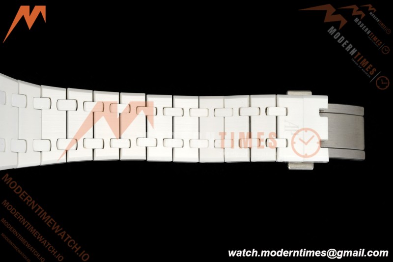 Audemars Piguet - Royal Oak 15500ST 41mm White Ceramic Tiffany Blue Dial APSF A4302 Mod