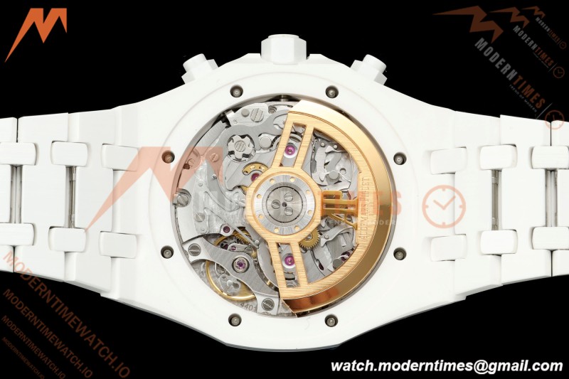 Audemars Piguet - Royal Oak Chrono 26240CE 41mm White Ceramic Black Dial APSF SA4401