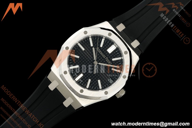 Audemars Piguet - Royal Oak 41mm 15510ST SS/RU Blk/Stk DDF DD4302 Mod | 오데마 피게 로얄 오크 41mm 15510ST SS/RU 블랙/스탁 DDF DD4302 모델