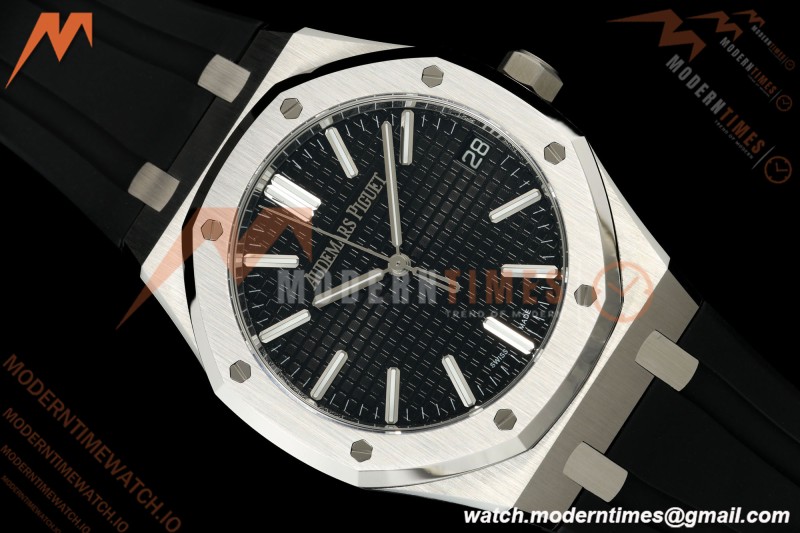 Audemars Piguet - Royal Oak 41mm 15510ST SS/RU Blk/Stk DDF DD4302 Mod | 오데마 피게 로얄 오크 41mm 15510ST SS/RU 블랙/스탁 DDF DD4302 모델