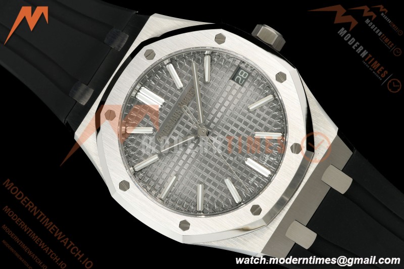 Audemars Piguet - Royal Oak 41mm 15510ST SS/RU Gry/Stk DDF DD4302 Mod | 오데마 피게 로얄 오크 41mm 15510ST SS/RU Gry/Stk DDF DD4302 Mod
