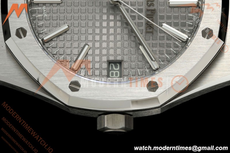 Audemars Piguet - Royal Oak 41mm 15510ST SS/RU Gry/Stk DDF DD4302 Mod | 오데마 피게 로얄 오크 41mm 15510ST SS/RU Gry/Stk DDF DD4302 Mod