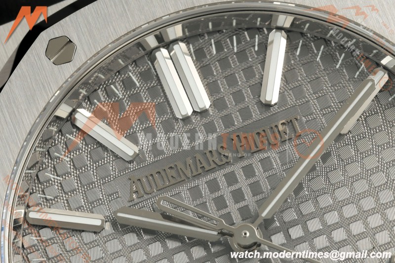 Audemars Piguet - Royal Oak 41mm 15510ST SS/RU Gry/Stk DDF DD4302 Mod | 오데마 피게 로얄 오크 41mm 15510ST SS/RU Gry/Stk DDF DD4302 Mod