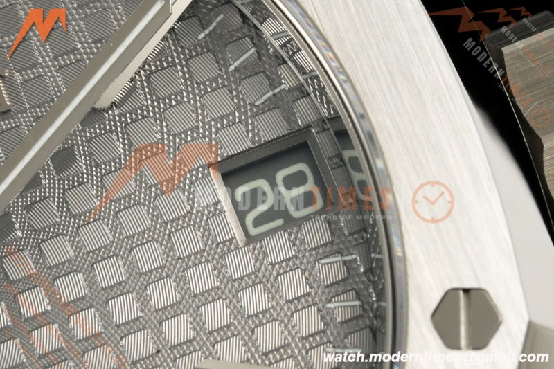 Audemars Piguet - Royal Oak 41mm 15510ST SS/RU Gry/Stk DDF DD4302 Mod | 오데마 피게 로얄 오크 41mm 15510ST SS/RU Gry/Stk DDF DD4302 Mod