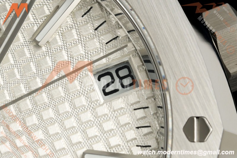 Audemars Piguet - Royal Oak 41mm 15510ST SS/RU Wht/Stk DDF DD4302 Mod