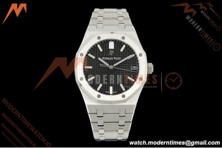 Audemars Piguet - Royal Oak 15500 41mm SS/SS Blk/Stk APSF V3 SA4302 Free Sprung