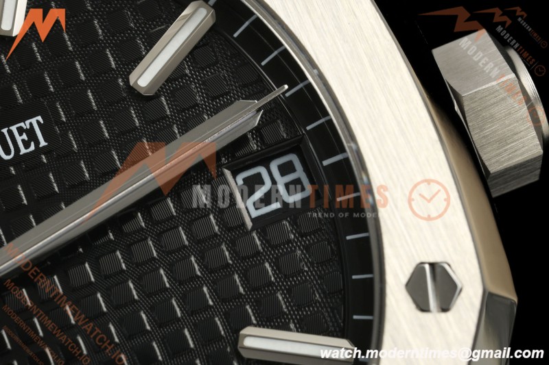 Audemars Piguet - Royal Oak 15500 41mm SS/SS Blk/Stk APSF V3 SA4302 Free Sprung