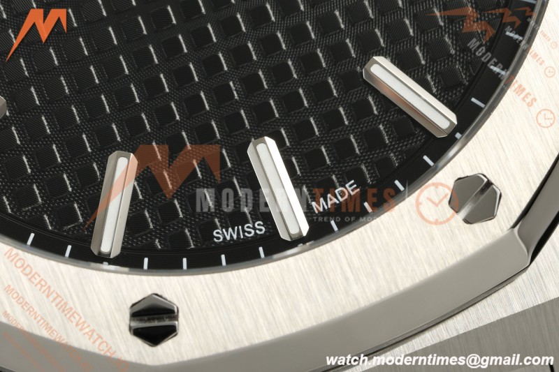 Audemars Piguet - Royal Oak 15500 41mm SS/SS Blk/Stk APSF V3 SA4302 Free Sprung