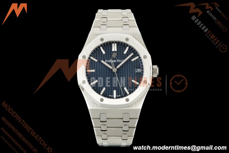 Audemars Piguet - Royal Oak 15500 41mm SS/SS Blu/Stk APSF V3 SA4302 Free Sprung