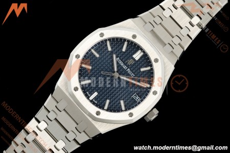 Audemars Piguet - Royal Oak 15500 41mm SS/SS Blu/Stk APSF V3 SA4302 Free Sprung
