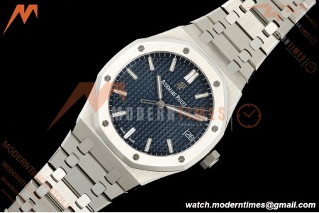 Audemars Piguet - Royal Oak 15500 41mm SS/SS Blu/Stk APSF V3 SA4302 Free Sprung