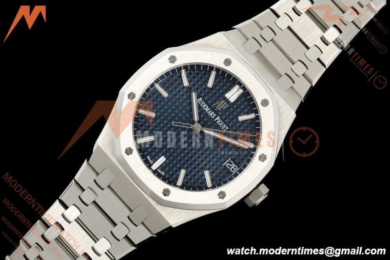 Audemars Piguet - Royal Oak 15500 41mm SS/SS Blu/Stk APSF V3 SA4302 Free Sprung