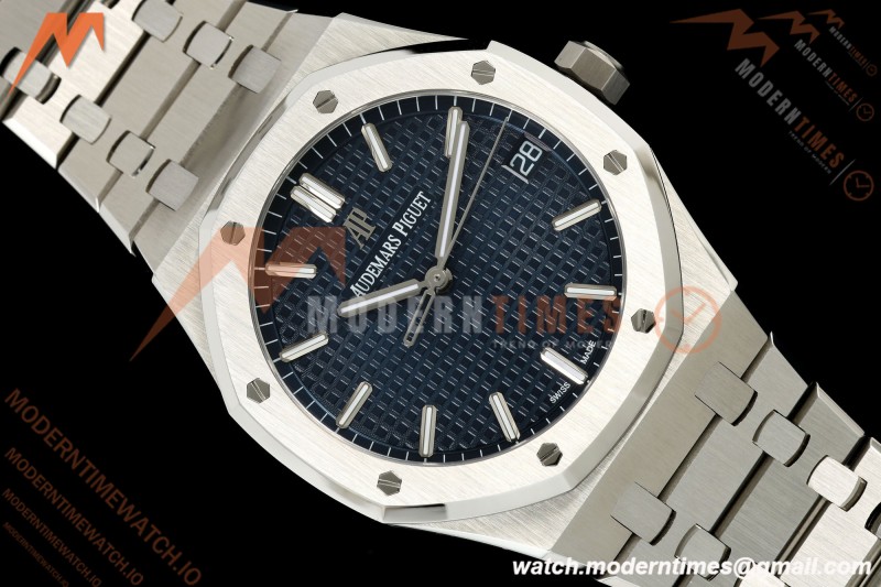 Audemars Piguet - Royal Oak 15500 41mm SS/SS Blu/Stk APSF V3 SA4302 Free Sprung