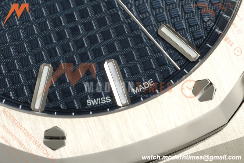 Audemars Piguet - Royal Oak 15500 41mm SS/SS Blu/Stk APSF V3 SA4302 Free Sprung