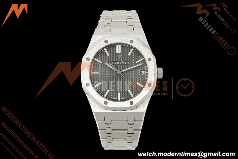 Audemars Piguet - Royal Oak 15500 41mm SS/SS Grey/Stk APSF V3 SA4302 Free Sprung