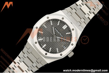 Audemars Piguet - Royal Oak 15500 41mm SS/SS Grey/Stk APSF V3 SA4302 Free Sprung