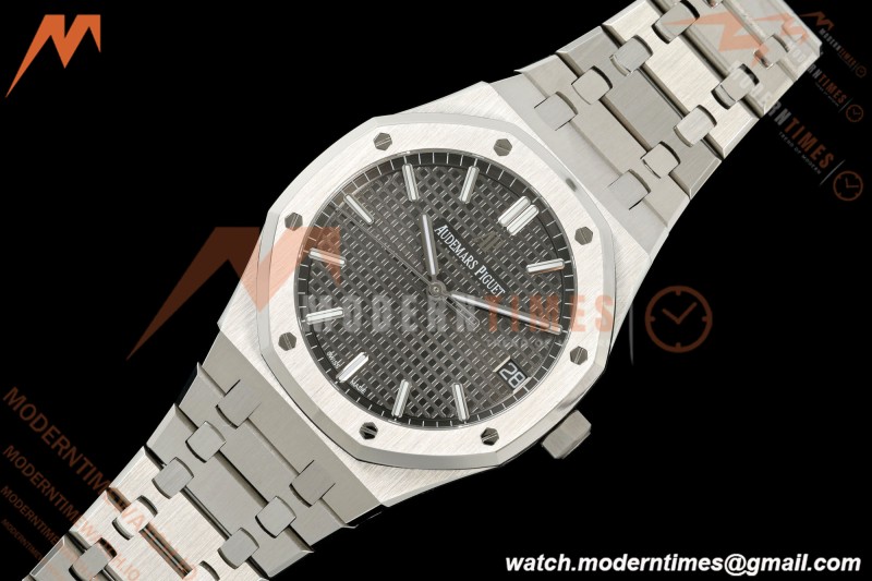 Audemars Piguet - Royal Oak 15500 41mm SS/SS Grey/Stk APSF V3 SA4302 Free Sprung
