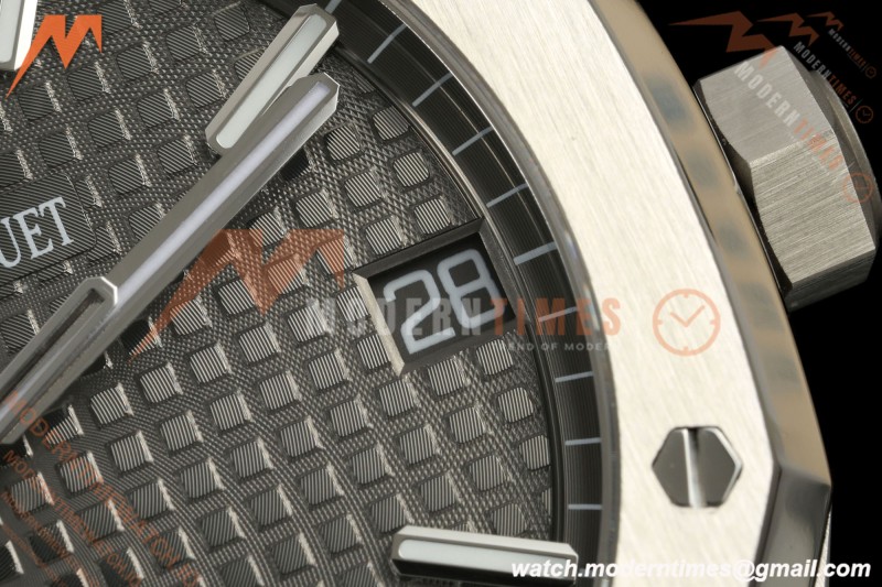 Audemars Piguet - Royal Oak 15500 41mm SS/SS Grey/Stk APSF V3 SA4302 Free Sprung