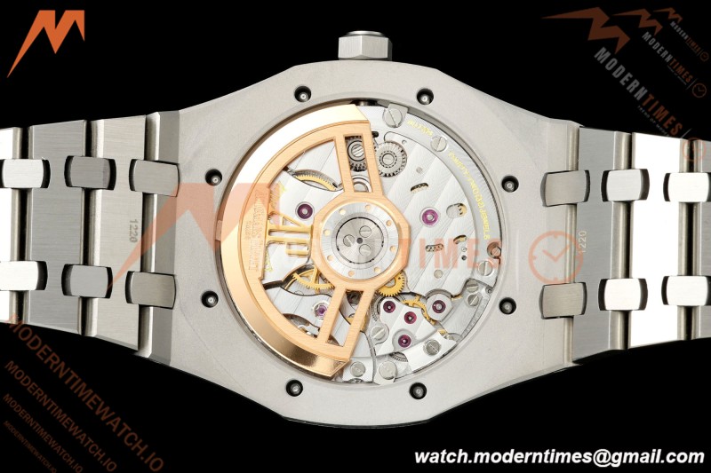 Audemars Piguet - Royal Oak 15500 41mm SS/SS Wht/Stk APSF V3 SA4302 Free Sprung