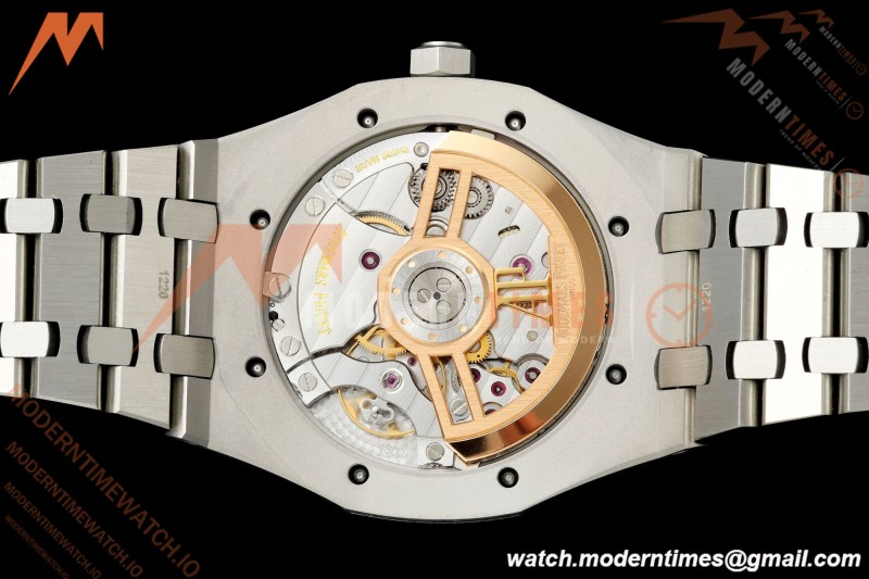 Audemars Piguet - Royal Oak 15500 41mm SS/SS Wht/Stk APSF V3 SA4302 Free Sprung