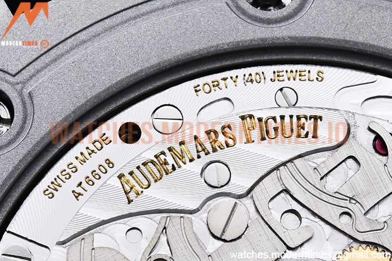 Audemars Piguet - AP ROO Chronograph SS/SS Blue/Stk APF A3126 Mod