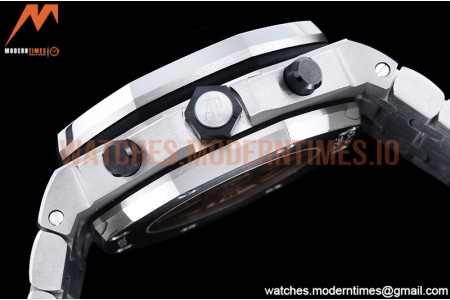 Audemars Piguet - AP ROO Chronograph SS/SS Grey/Stk APF A3126 Mod
