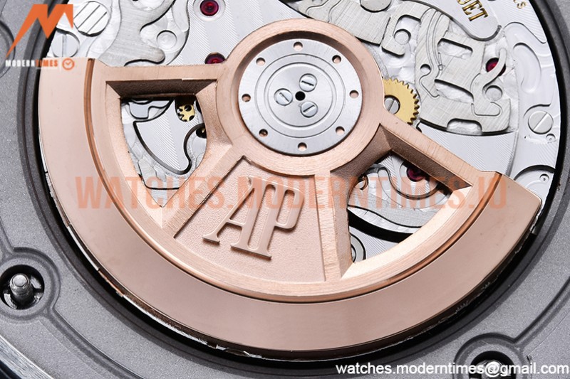 Audemars Piguet - AP ROO Chronograph SS/SS Grey/Stk APF A3126 Mod