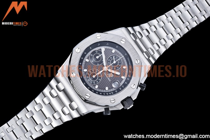 Audemars Piguet - AP ROO Chronograph SS/SS Grey/Stk APF A3126 Mod