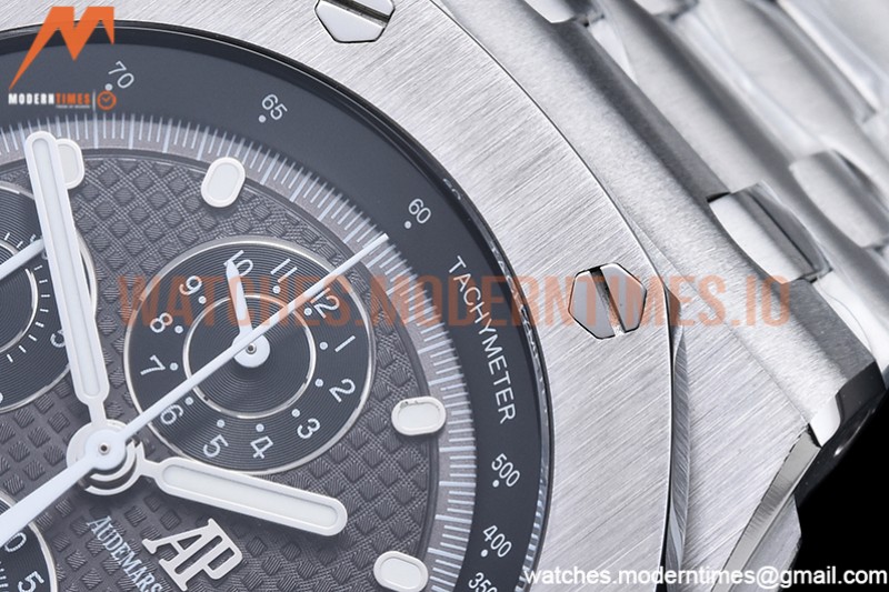 Audemars Piguet - AP ROO Chronograph SS/SS Grey/Stk APF A3126 Mod