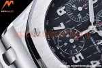 Audemars Piguet - AP ROO Chronograph SS/SS Black/Num APF A3126 Mod