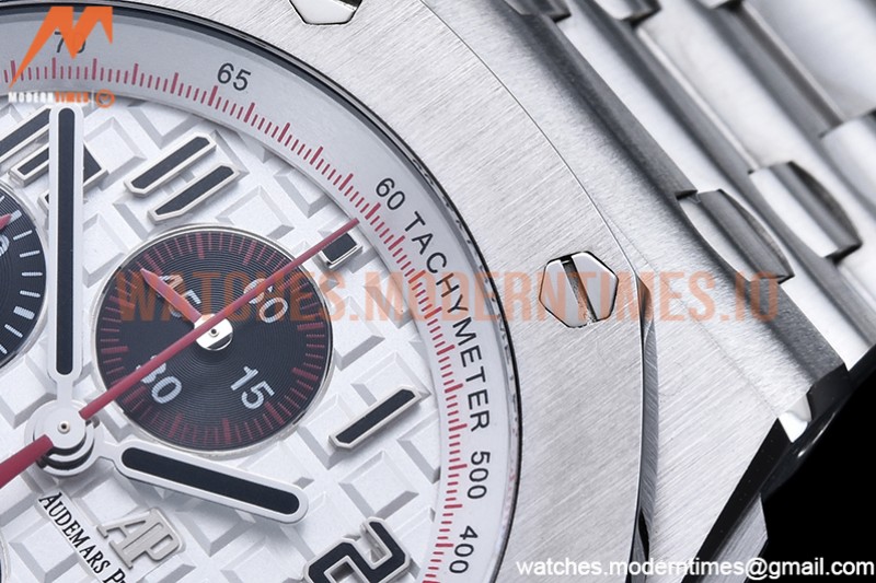 Audemars Piguet - AP ROO Chronograph SS/SS Wht/Num APF 7750 Mod