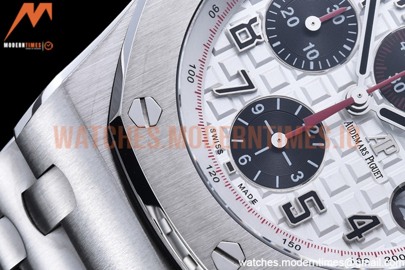 Audemars Piguet - AP ROO Chronograph SS/SS Wht/Num APF 7750 Mod